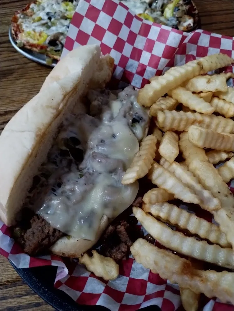 Philly Cheesesteak and Fries